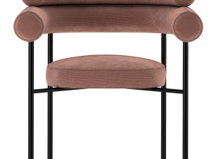 Portia dining chair 3D मॉडल