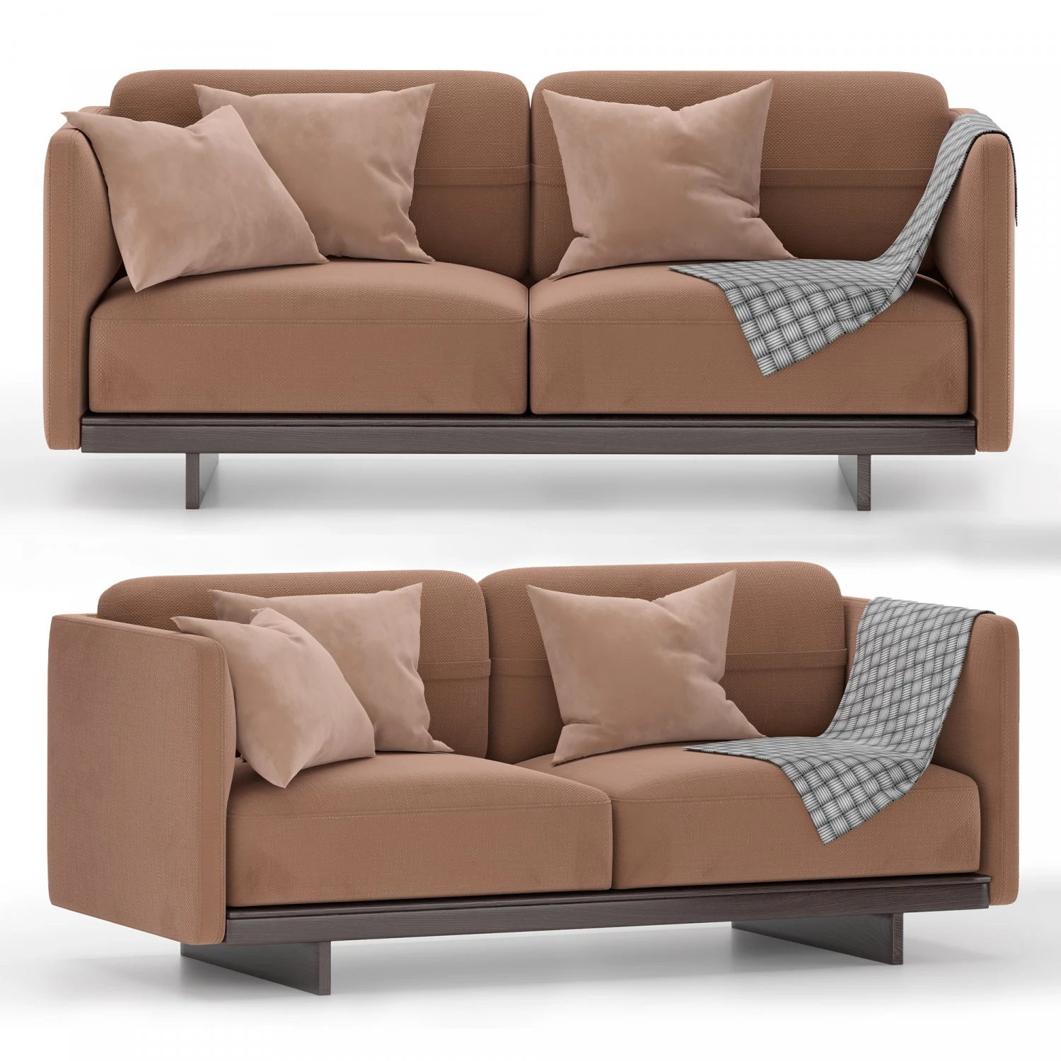 ARLOTT HIGH SOFA 3D Model .c4d .max .obj .3ds .fbx .stl .blend 