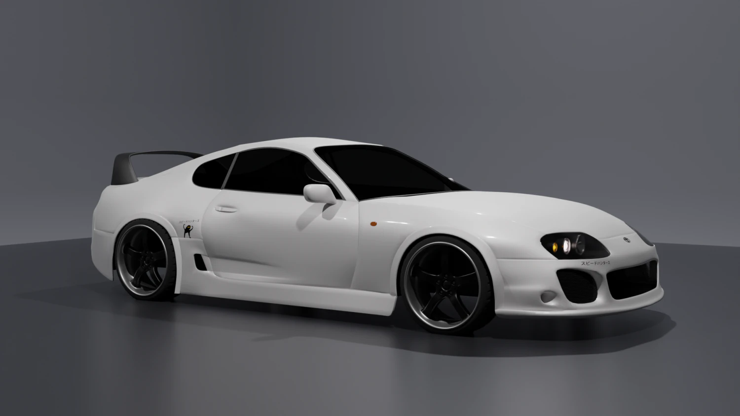 Toyota Supra 3D Model .c4d .max .obj .3ds .fbx .stl .blend 