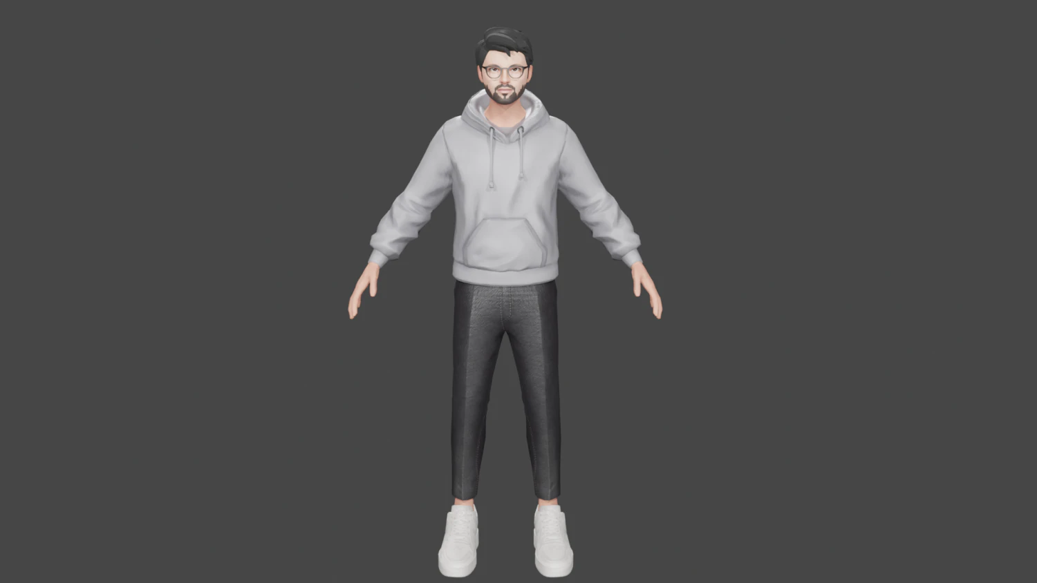 Rigged Human 3D Character 3D Model .c4d .max .obj .3ds .fbx .stl .blend 
