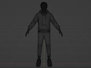 Rigged Human 3D Character Model 3D