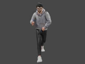 Rigged Human 3D Character Model 3D