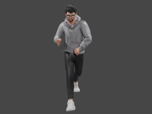 Rigged Human 3D Character 3D Model