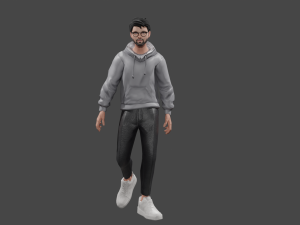 Rigged Human 3D Character Model 3D