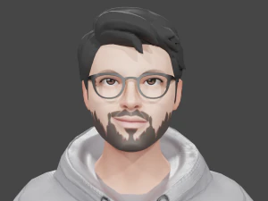 Rigged Human 3D Character 3D Model