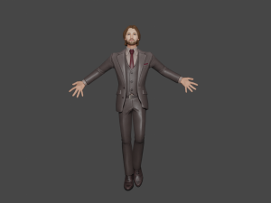 Rigged Official Man 3D Character 3D 모델