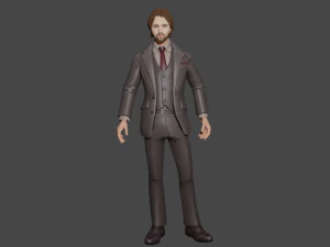 Rigged Official Man 3D Character 3D Model