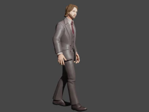 Rigged Official Man 3D Character 3D Model