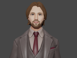 Rigged Official Man 3D Character 3D 모델
