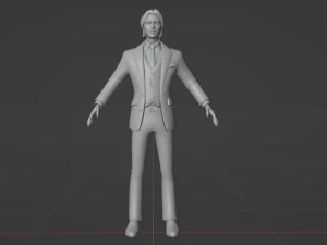Rigged Official Man 3D Character 3D Model