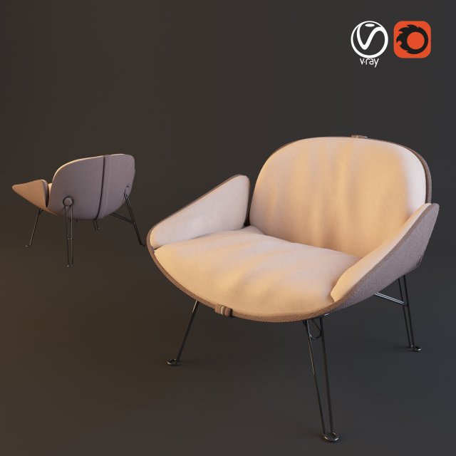 Chair 3D Modell .c4d .max .obj .3ds .fbx .stl .blend