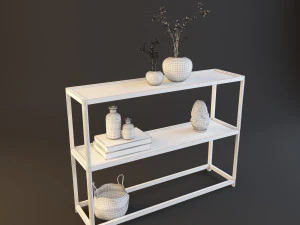 Decorative Table 3D Model