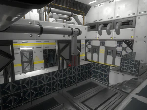 Sci-Fi Modular Enviroment Kit 3D Model