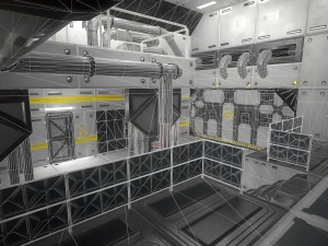 Sci-Fi Modular Enviroment Kit 3D Model
