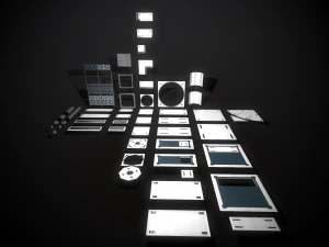 Sci-Fi Modular Enviroment Kit 3D Model