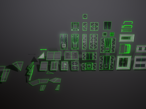 Sci-Fi Modular Enviroment Kit 3D Model