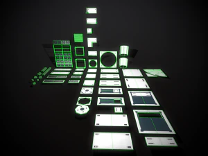 Sci-Fi Modular Enviroment Kit 3D Model