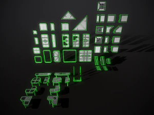 Sci-Fi Modular Enviroment Kit 3D Model