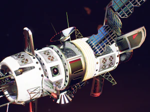 Space Explorer 3D Model