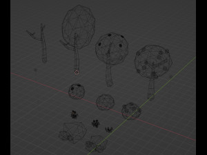 Forest - Asset 3D मॉडल
