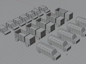 LowPoly Cars-Asset Model 3D