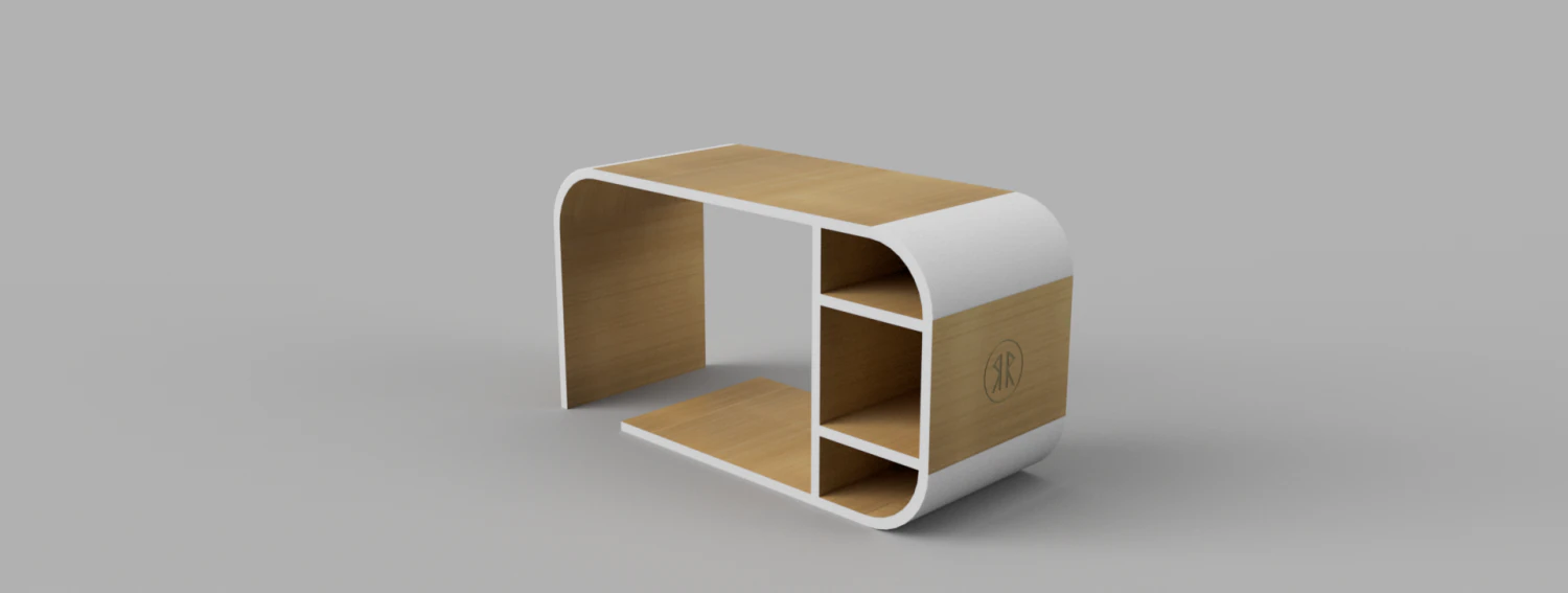 Designer Table 3D Model .c4d .max .obj .3ds .fbx .stl .blend