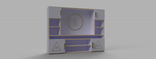 Wardrobe 3D 模型 .c4d .max .obj .3ds .fbx .stl .blend 