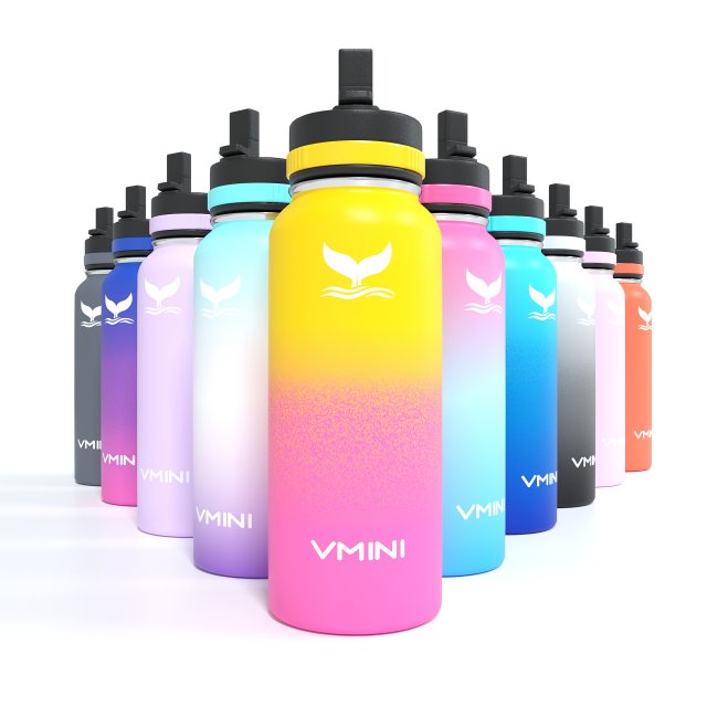Thermobottle 3D Model .c4d .max .obj .3ds .fbx .stl .blend 
