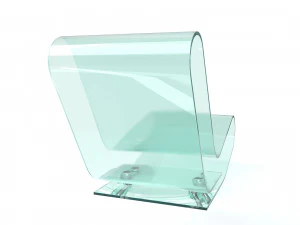 Glass Armchair 3D Model