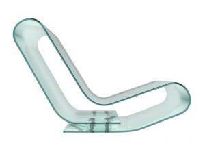 Glass Armchair 3D Model