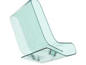 Glass Armchair 3D Model