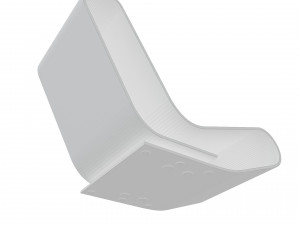 Glass Armchair 3D Model