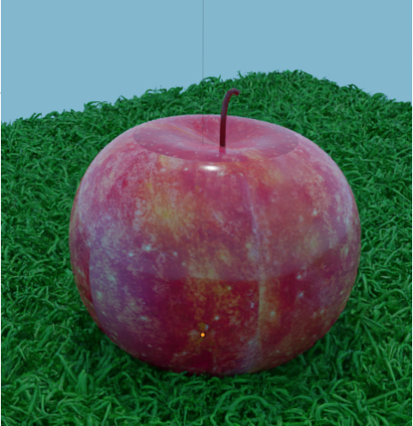 Apple 3D-Modell .c4d .max .obj .3ds .fbx .stl .blend 