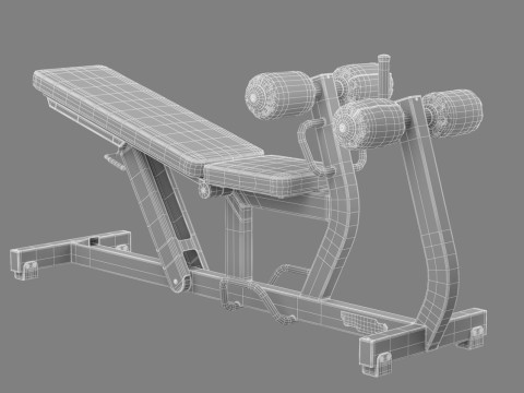 Technogym Ab Crunch Pure 3D 模型