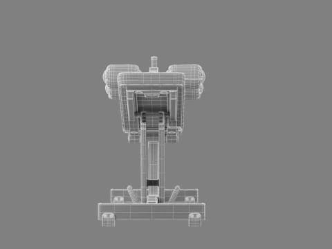 Technogym Ab Crunch Pure 3D Model