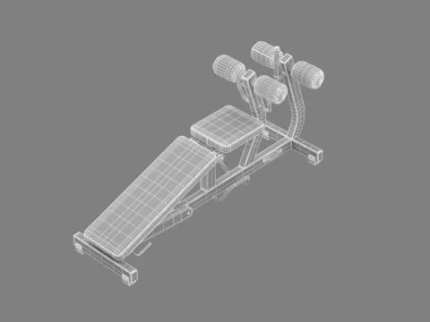 Technogym Ab Crunch Pure 3D Model