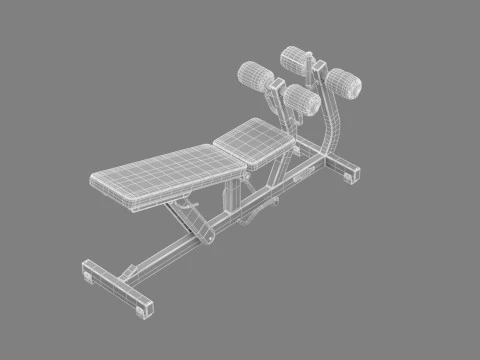 Technogym Ab Crunch Pure 3D Model