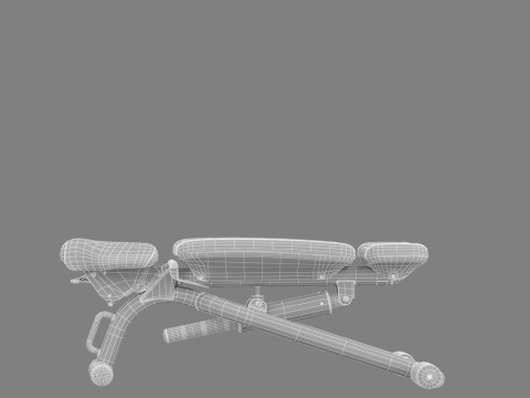 Technogym Adjustable Bench 3D Model