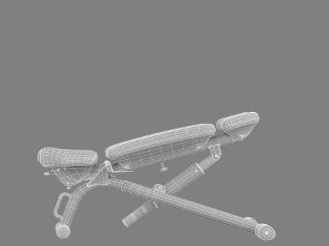 Technogym Adjustable Bench 3D Model