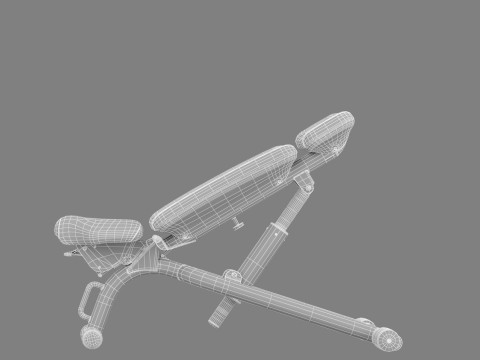 Technogym Adjustable Bench 3D Model