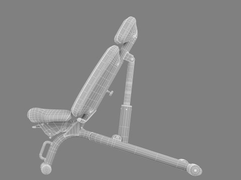 Technogym Adjustable Bench 3D Model
