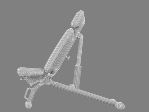 Technogym Adjustable Bench 3D Model