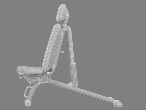 Technogym Adjustable Bench 3D Model
