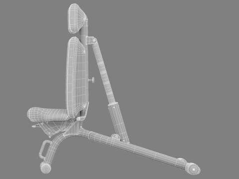 Technogym Adjustable Bench 3D Model