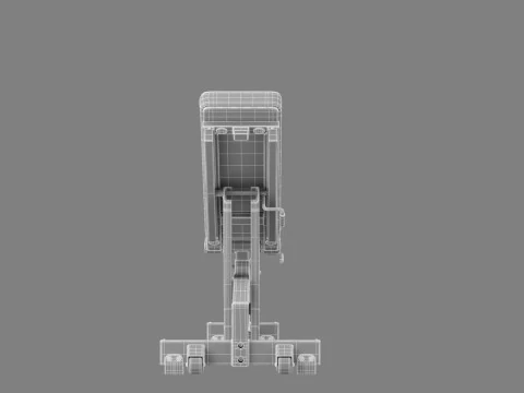 Technogym Adjustable Bench Pure 3D Model