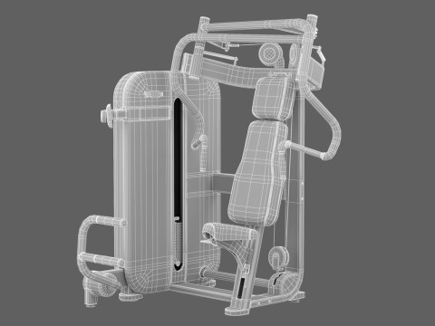 Technogym Artis Chest Press 3D Model