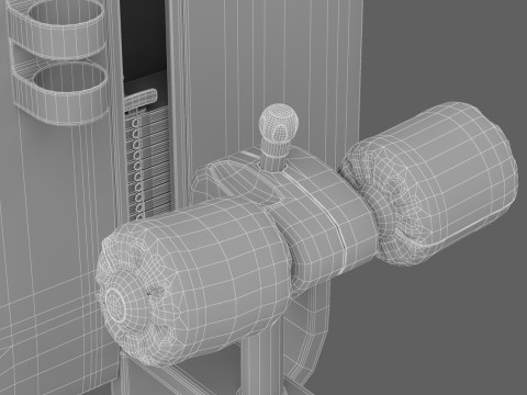 Technogym Artis Lat Machine Model 3D