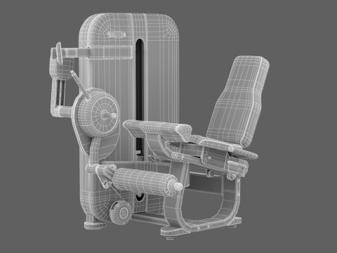 Technogym Artis Leg Extension 3D Model