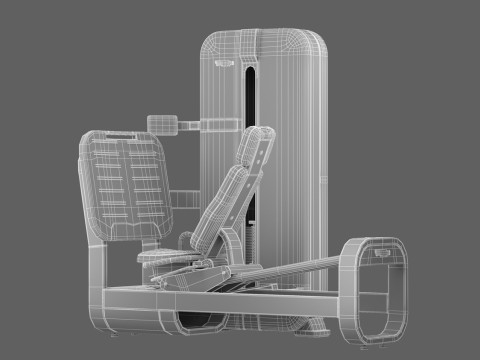 Technogym Artis Leg Press 3D 모델