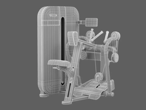 Technogym Artis Low Row 3D Model